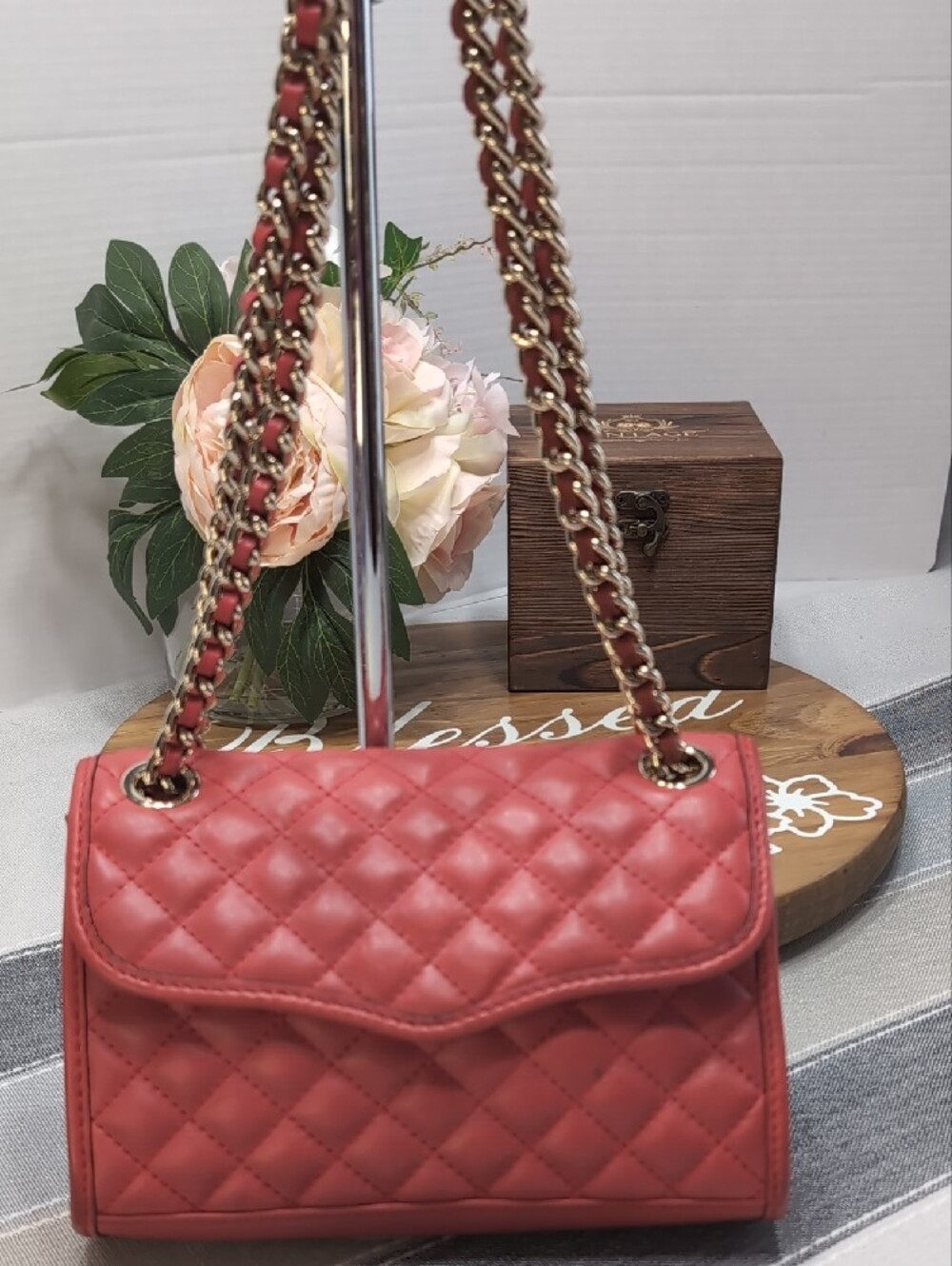 Rebecca Mnikoff Adj Coral Shoulder Bag